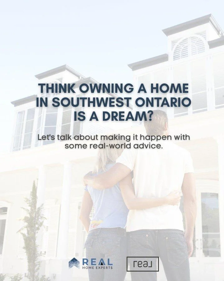 Thinking owning a home in Southwest Ontario is out of reach? Think again!

As part of the Real Home Experts team, I've spent years walking future homeowners through this exciting, daunting, and often surprising journey. Here's the nitty-gritty of wha