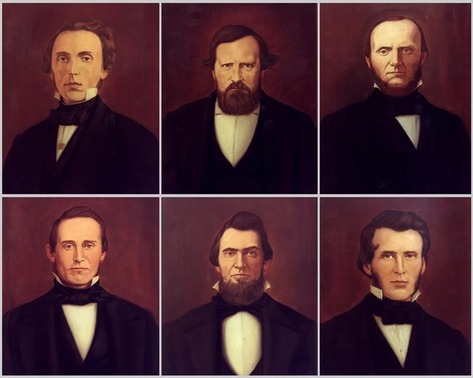 The fraternity was founded by six undergraduate students: Robert Morrison, John McMillan Wilson, Robert Thompson Drake, John Wolfe Lindley, Ardivan Walker Rodgers, and Andrew Watts Rogers, who are collectively known as The Immortal Six
