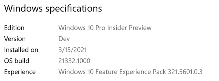 The windows version should look something like this if successful