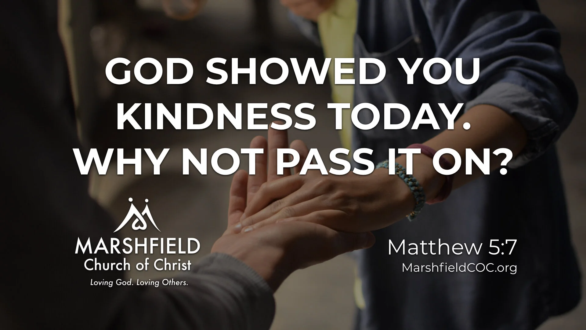 Tuesday, 3/31/20 - Blessed Are The Merciful