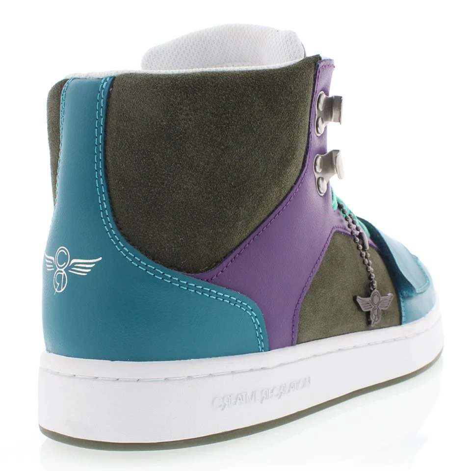 CREATIVE RECREATION CESARIO HI XXI OLIVE PURPLE — CREATIVE RECREATION