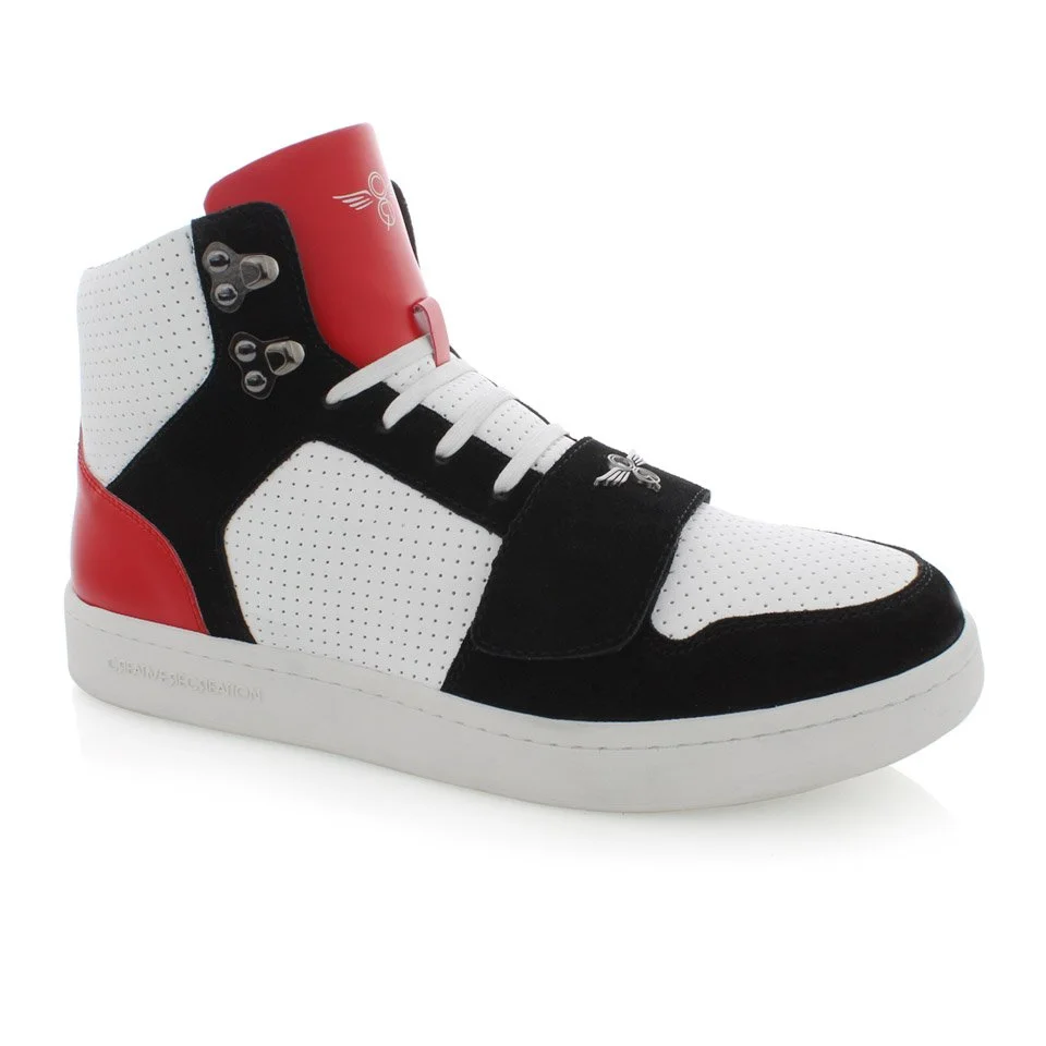 CREATIVE RECREATION CESARIO LUX WHITE BLACK RED — CREATIVE  display picture 1