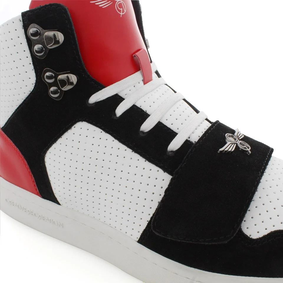 CREATIVE RECREATION CESARIO LUX WHITE BLACK RED — CREATIVE  display picture 1