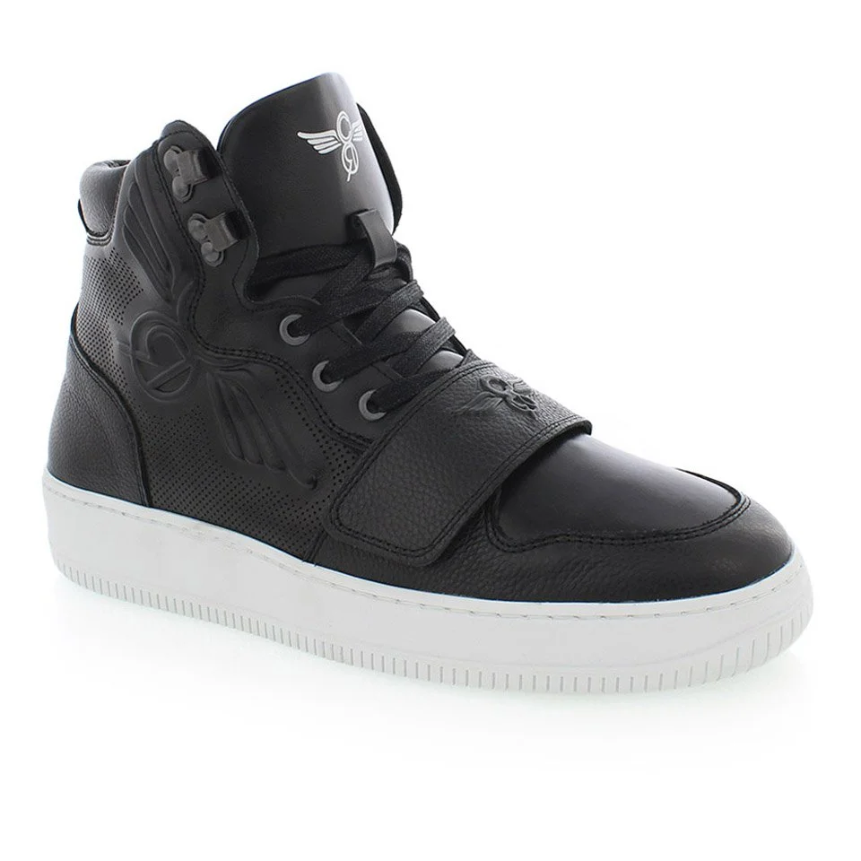 ? RaRe CrEaTiVe ReCrEaTiOnS Camo Leather Black CREATIVE RECREATION CESARIO LO BLACK BLACK — CREATIVE RECREATION main image 4