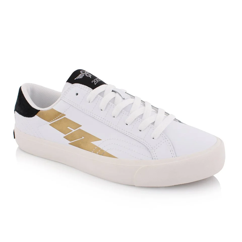CREATIVE RECREATION ZEUS LO LEATHER WHITE GOLD — CREATIVE RECREATION