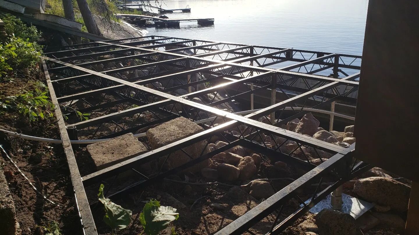 We are proud to offer the strongest fully adjustable steel Decks/Foundations on the market.

We use more leg supports, more trussing, more steel, and more welds than anyone else. We simply build them to last.

All of our Decks are built to the same e