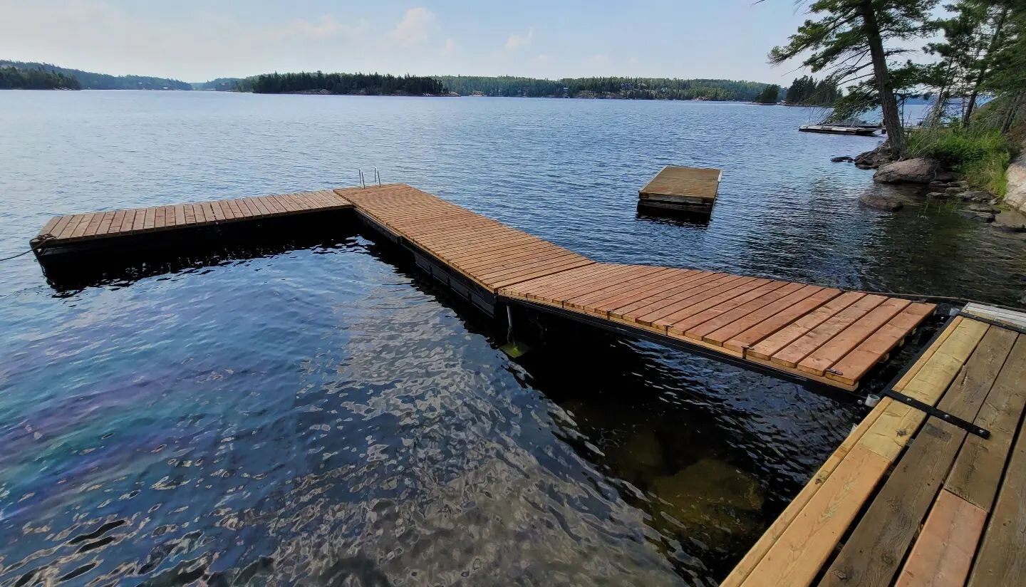 An &quot;L&quot; is often difficult for docks due to the inability to lift them evenly. If lifted off balance damage can occur over the winter.
Since Floating Docks don't lift &quot;L&quot; shapes are great addition, not only for esthetics but for ea