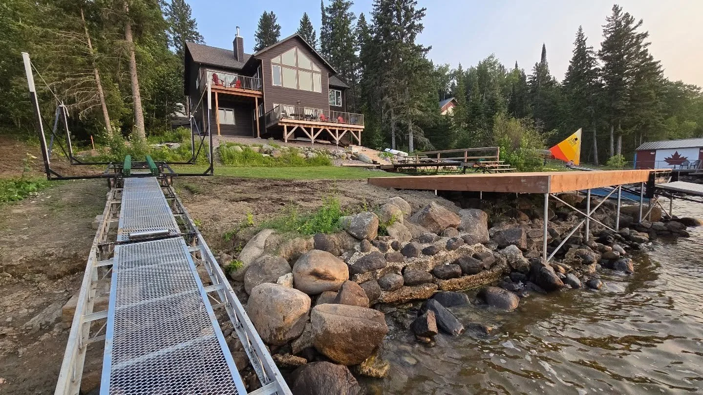PART 2
16'x26' Adjustable Steel Deck and 5500lb Boat Rail Lift System.