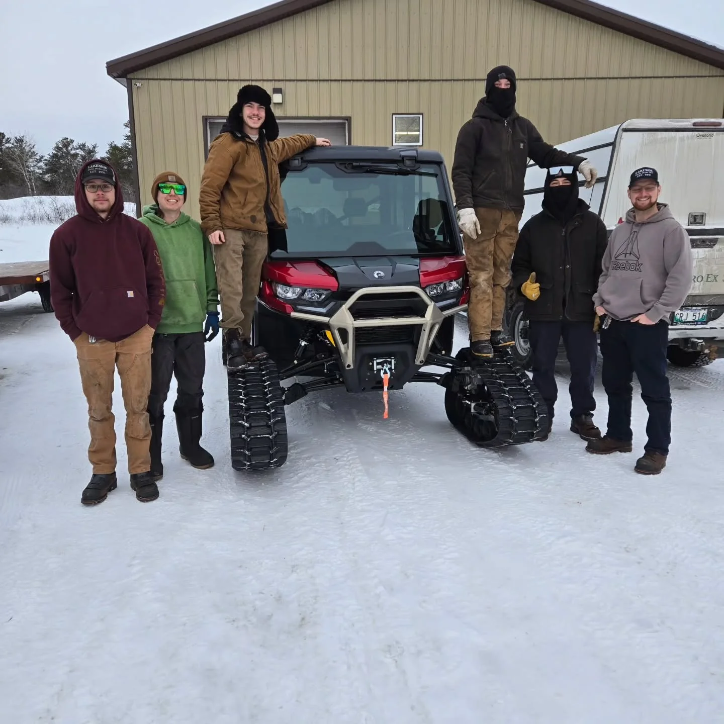 Huge thank you to @lakelifepowersports_ldb for setting us up with a new Mobile Welding Rig!

This 2025 Can Am Defender Max Limited with a full cab, heat, and tracks will get us anywhere, anytime, and in comfort.

Working on the lakes in the winter ca