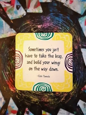 Sometimes you just have to take the leap...