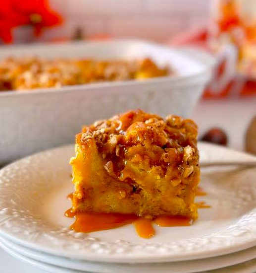 Pumpkin Bread Pudding By Chef Rachel