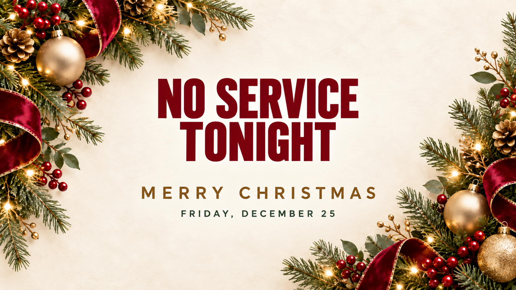 No Service Tonight