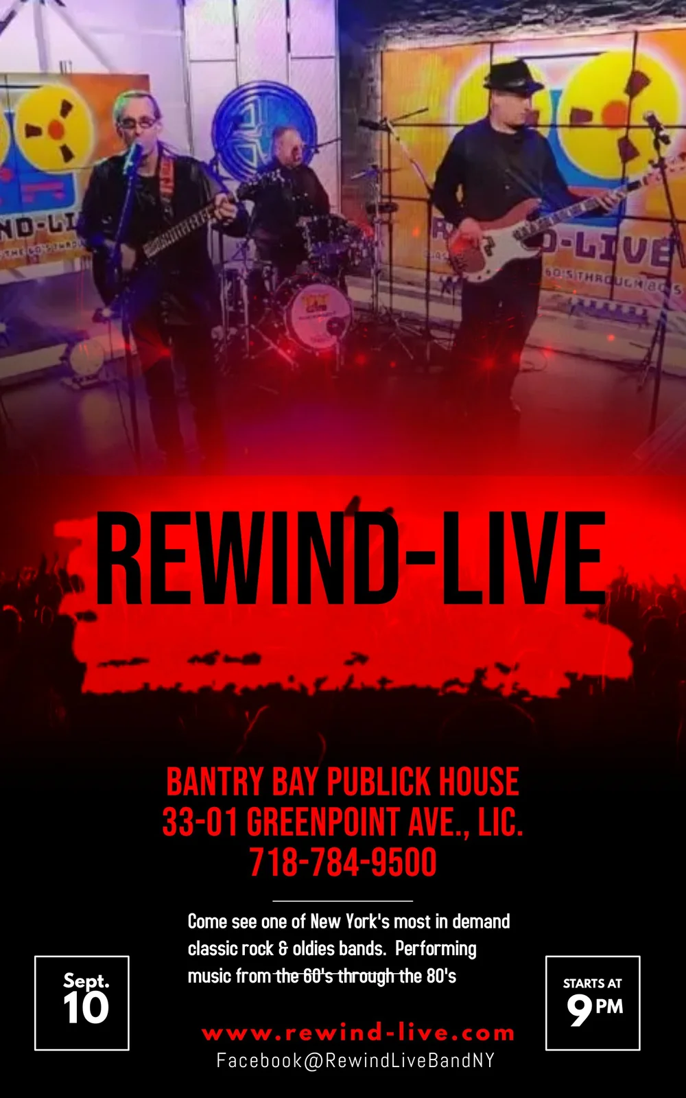Show Dates — Rewind-Live