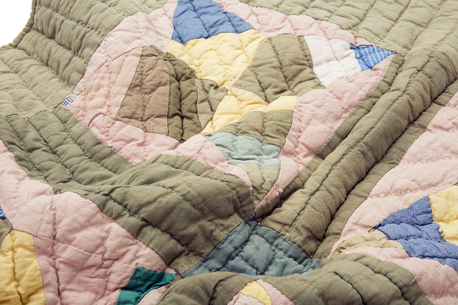 ANTIQUE FEED SACK QUILT