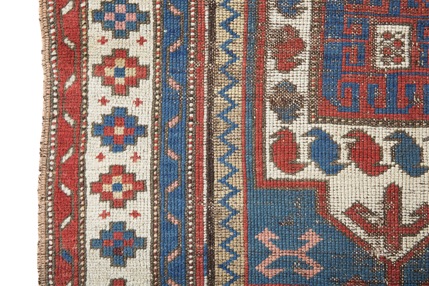 ANTIQUE KAZAK PRAYER RUG