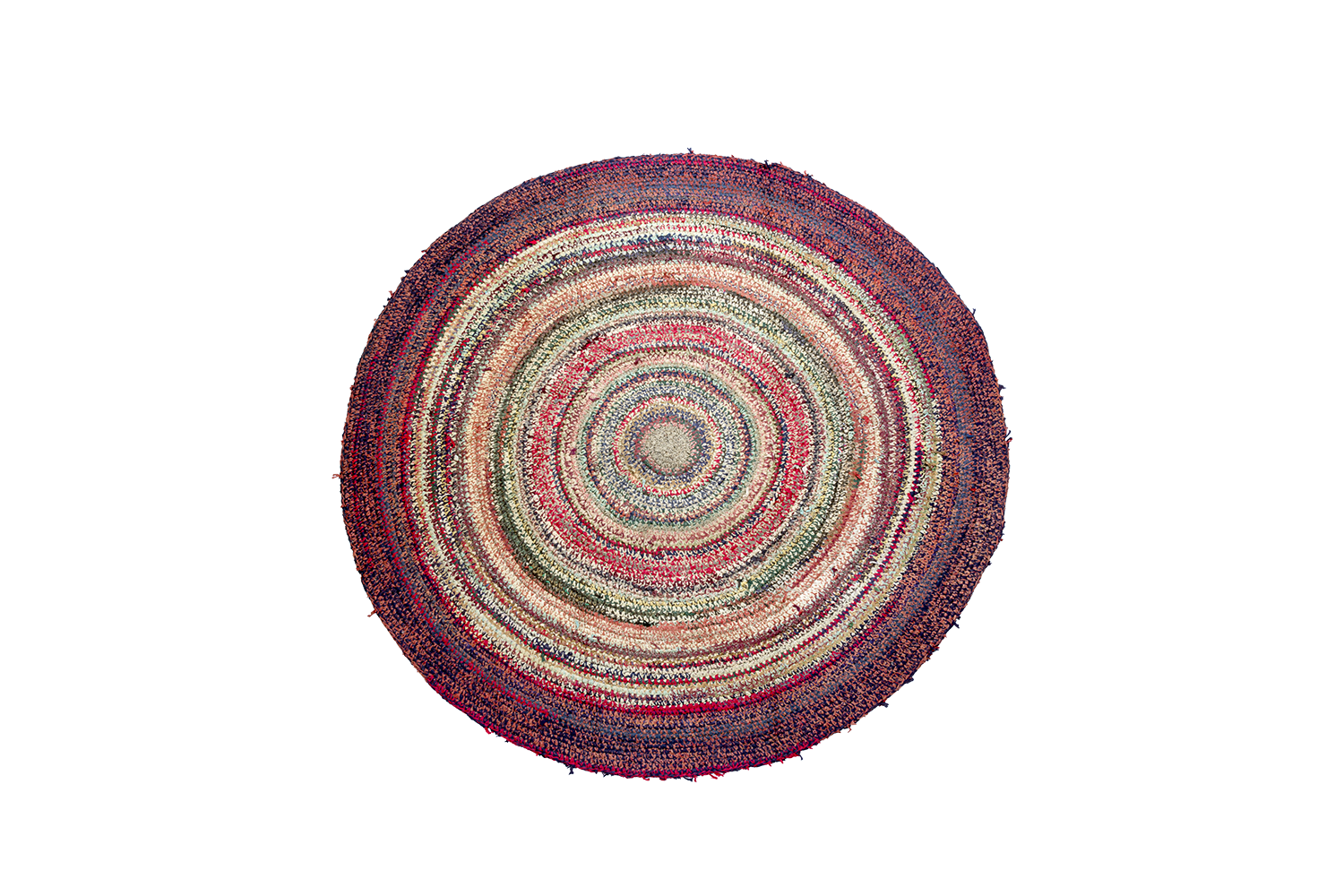 BRAIDED RUG C. 1930