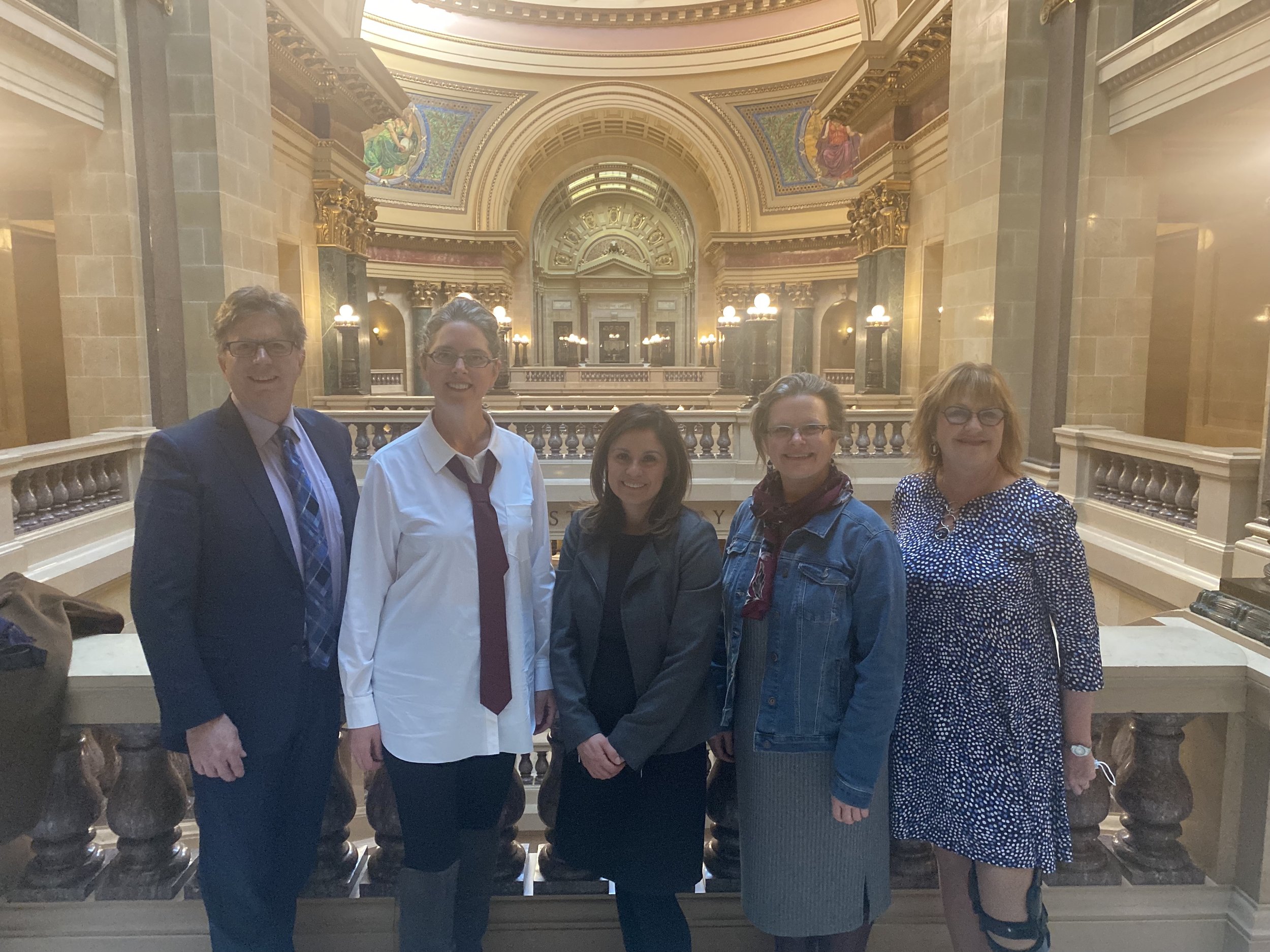 Representative Rodriguez, Dr. Steve Conway, Alice O'Connor and members of the WNDA team