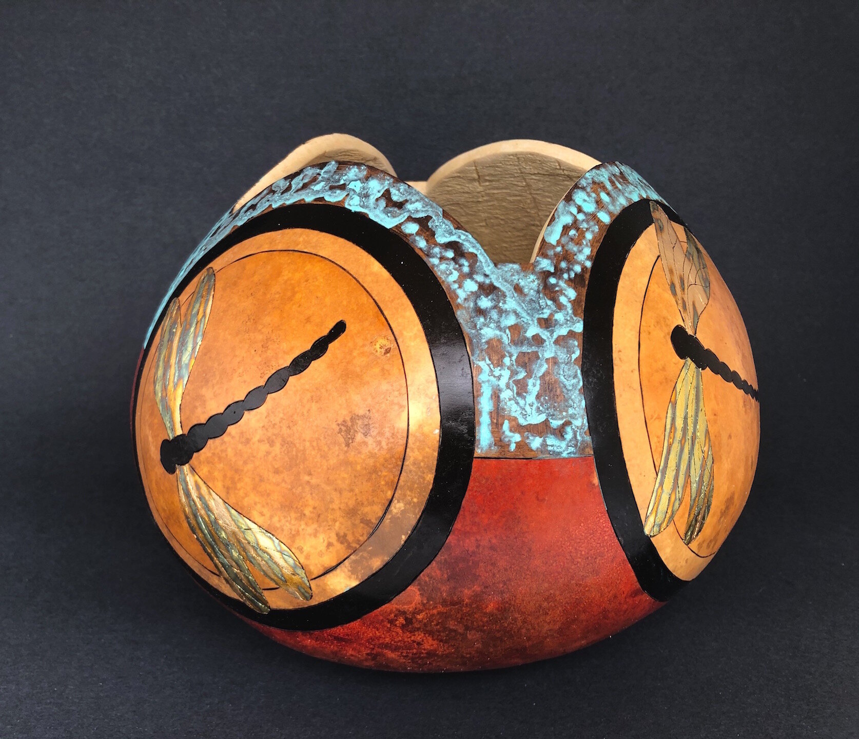 Gold Leaf Dragonflies