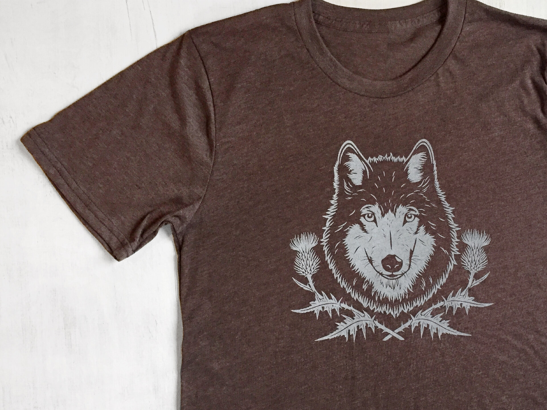 Unisex Organic Cotton / RPET T-Shirt with Wolf