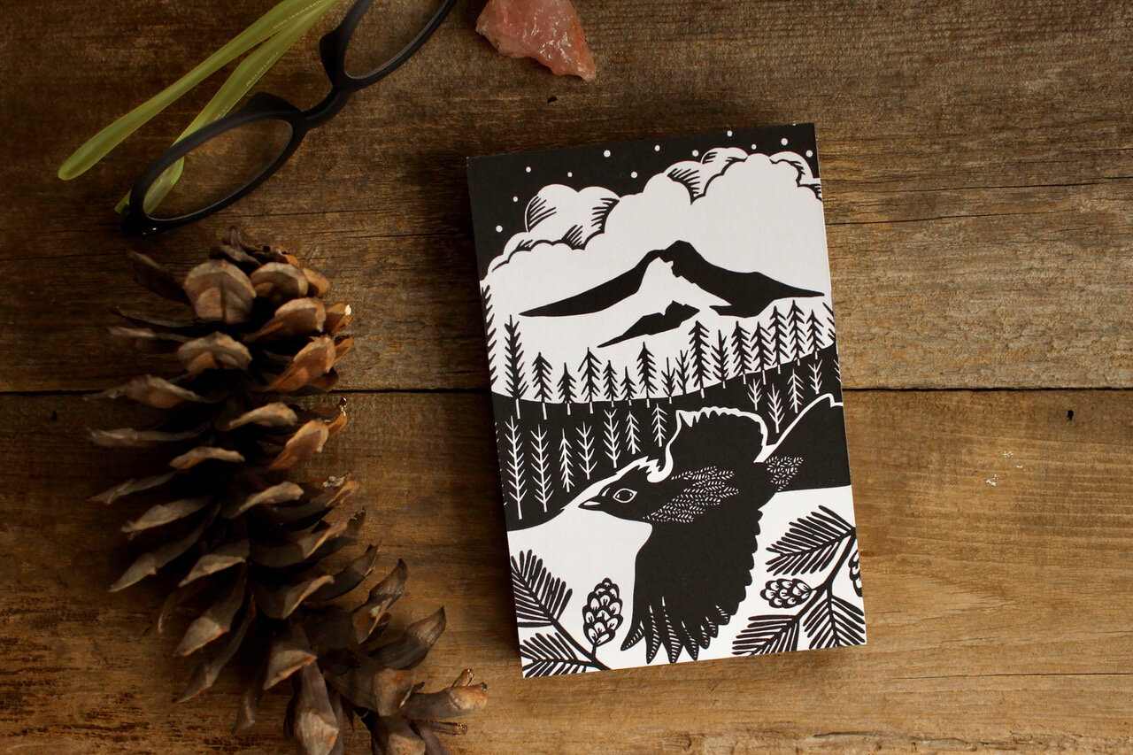 Steller’s Jay Print on Panel