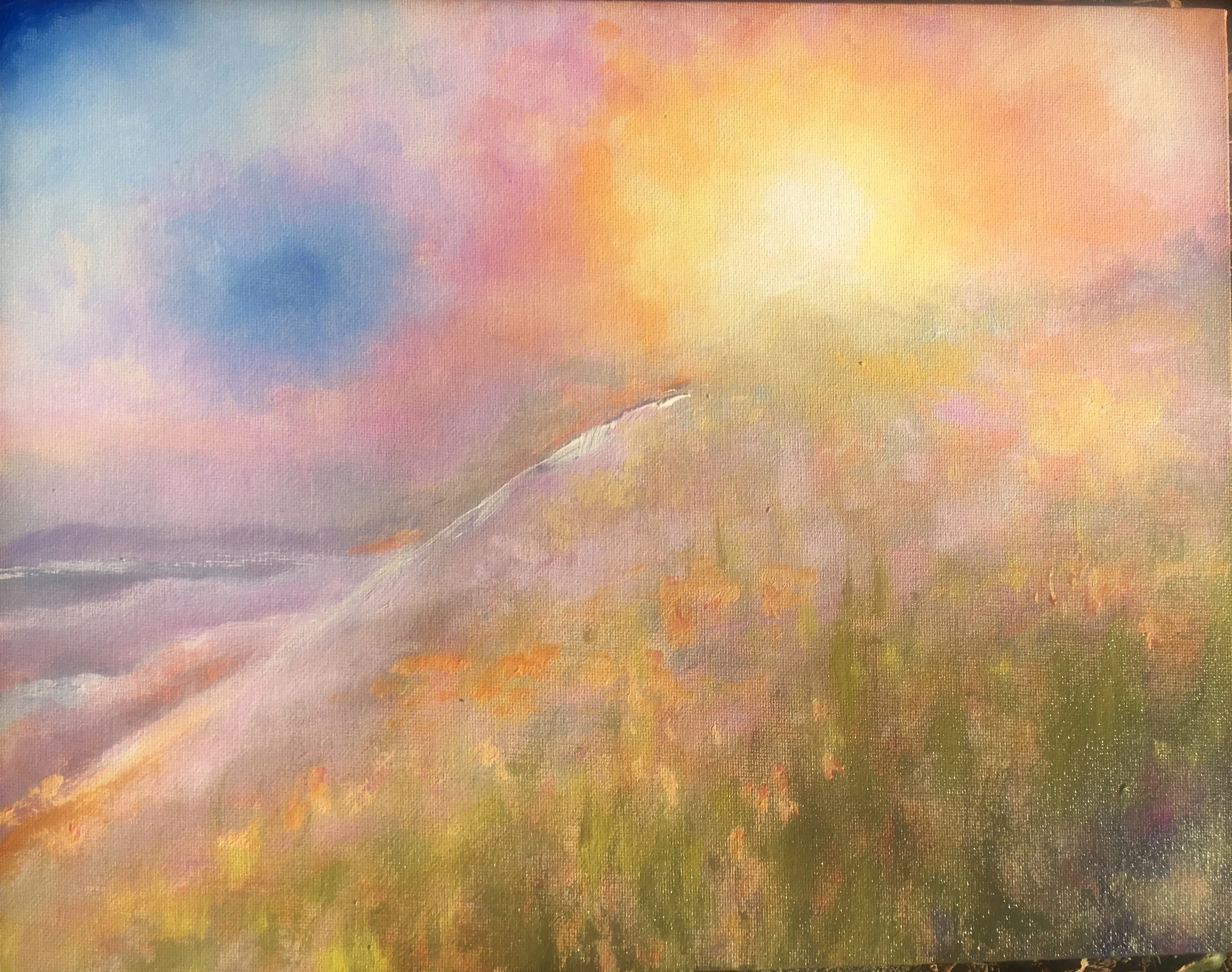 Star Dust, 11 x 14 inches, Acrylic on canvas