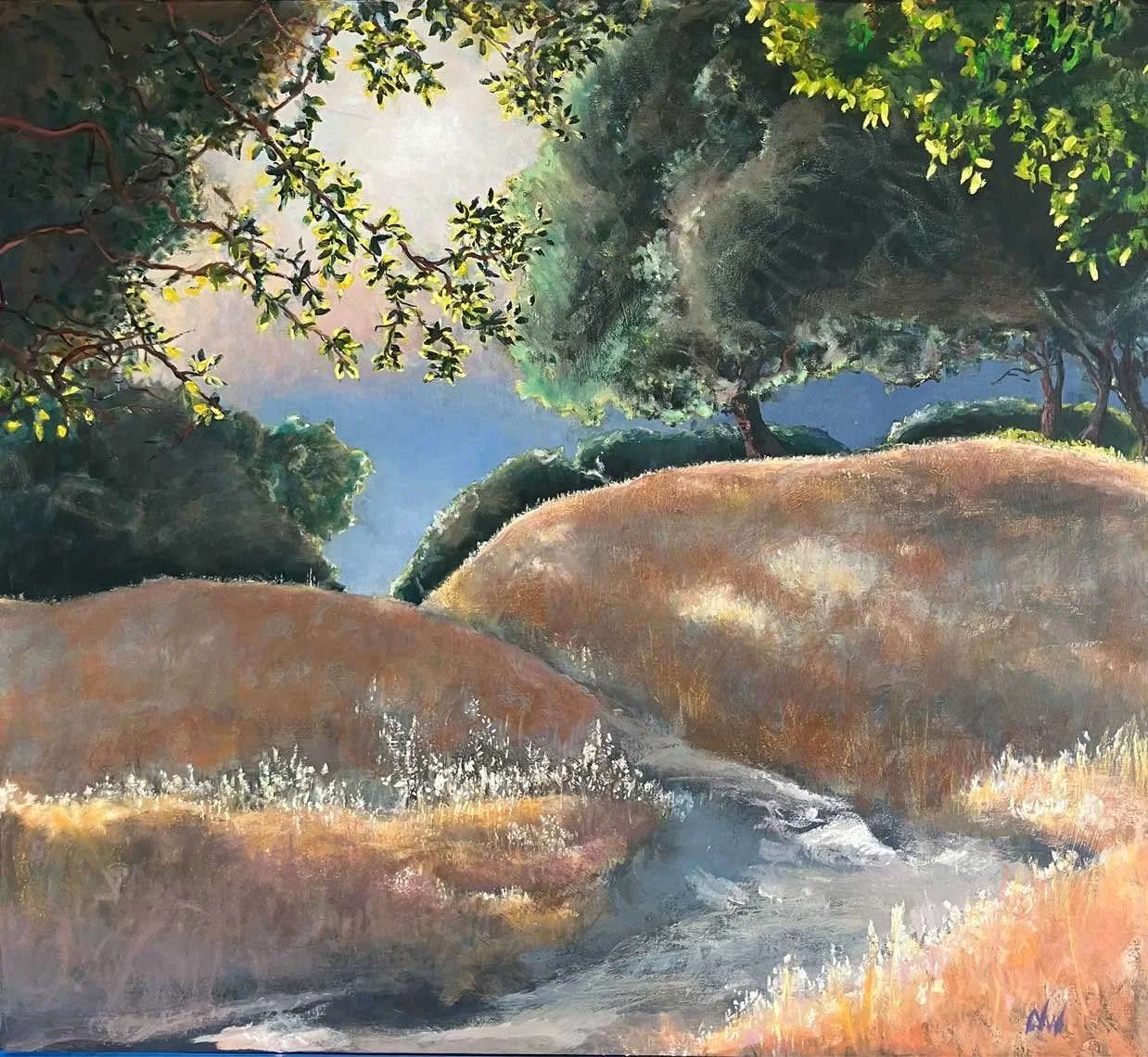 Show The Other Side, 30 × 36 inches (acrylic on canvas)