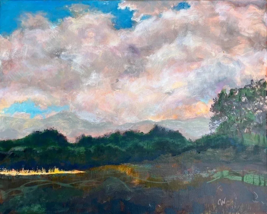 Rhythms of Nightfall, 16 x 20 inches, oil on canvas