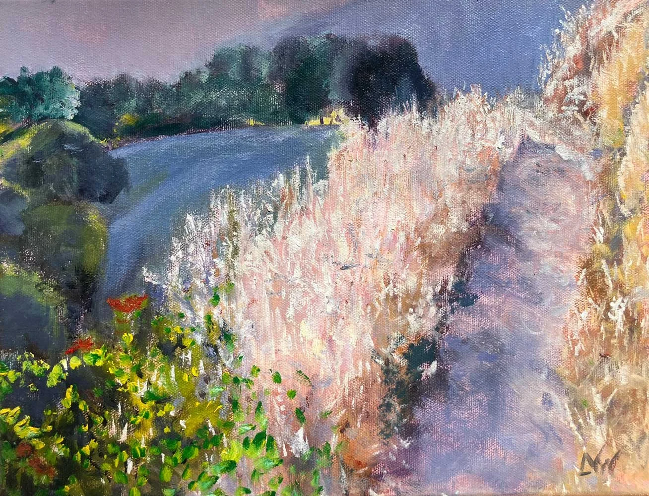 Brightening the Way, 11 x 14 inches, oil on canvas