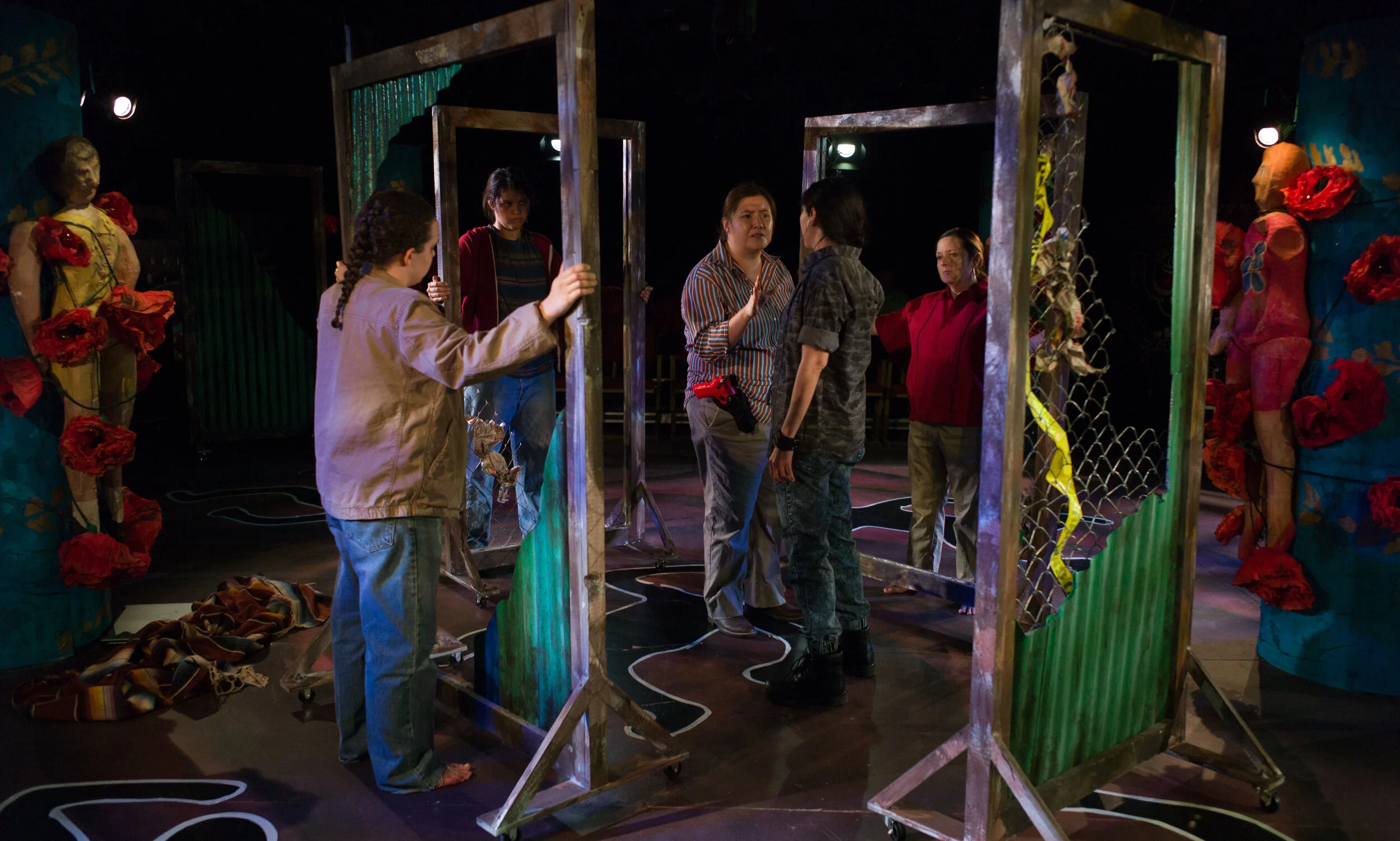 The cast of the World Premiere of so go the ghosts of méxico, part two by Matthew Paul Olmos