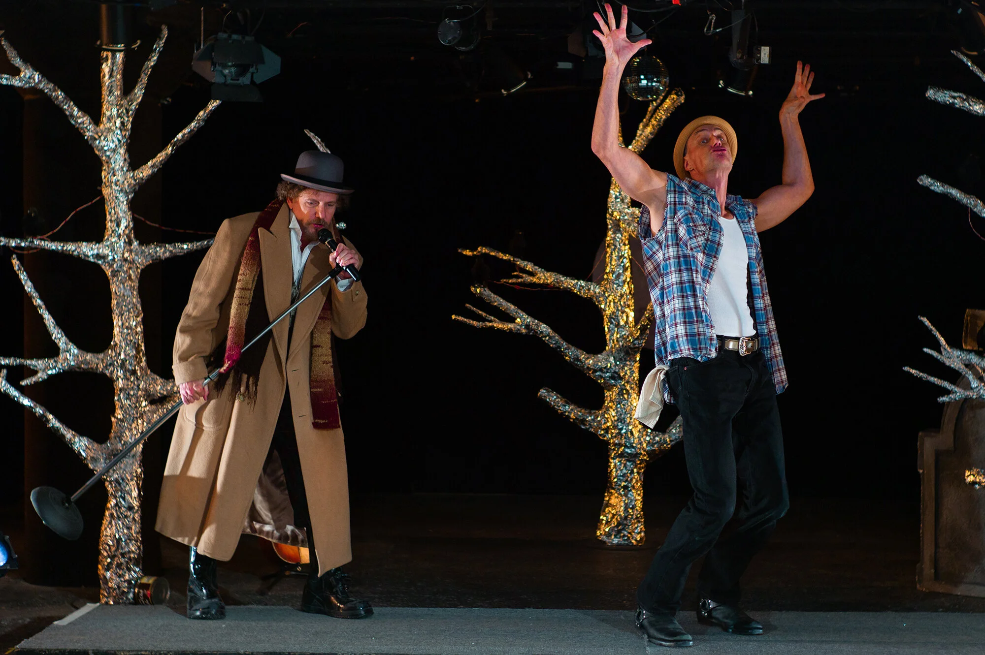 Bruce DuBose and Jim Jorgenson in the World Premiere of Len Jenkin’s How is it That We Live or Shakey Jake + Alice