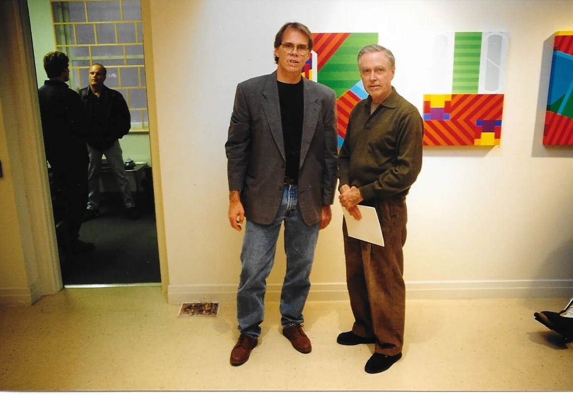 LA Artcore Brewery Gallery, SRJ w/Architect and Collector Don Snow 2001