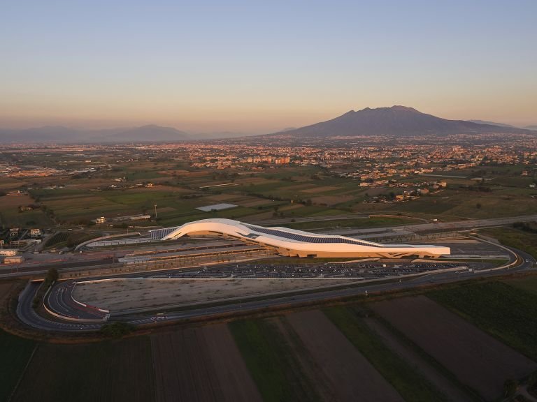 Afragola High Speed Train Station, Naples Italy, November 2022