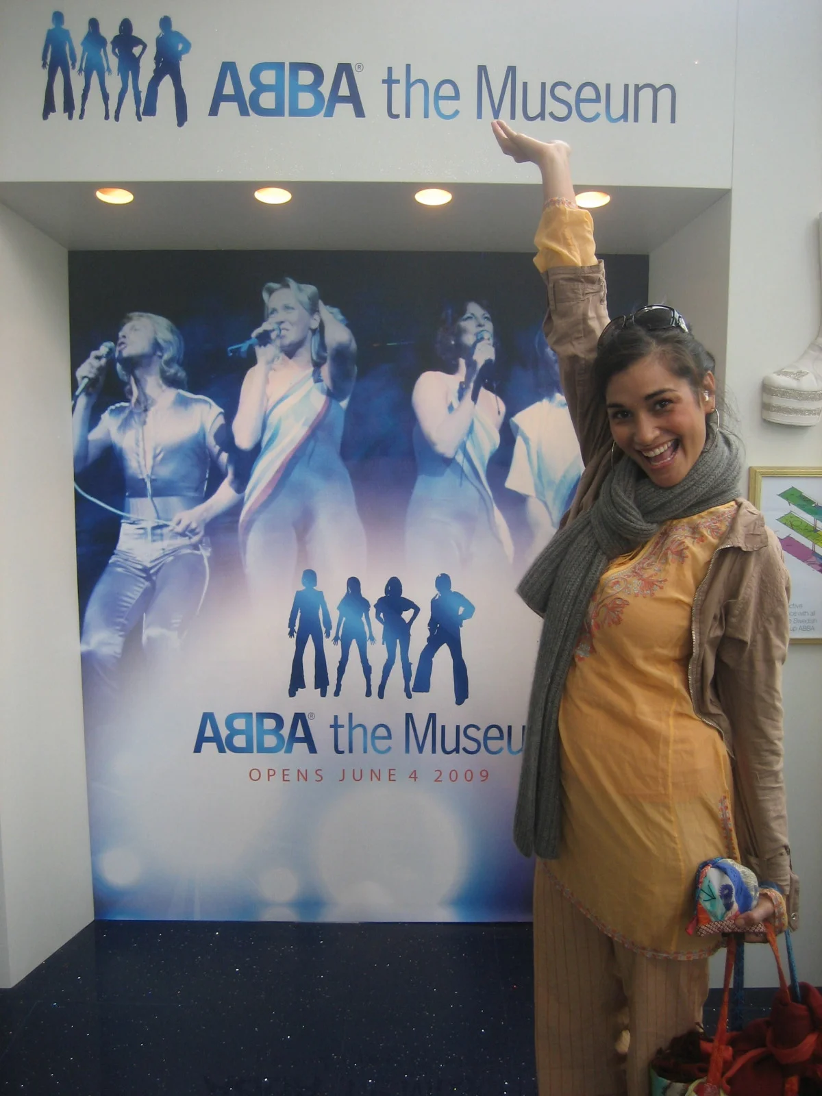 Abba museum poster in Sweden