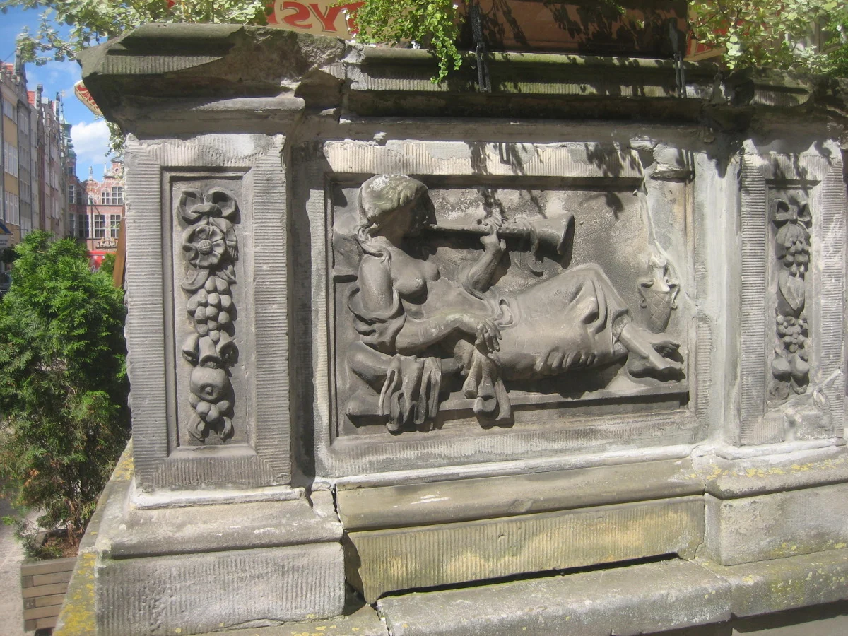 famous porch fronts of gdansk