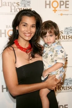fynn and I raising awareness for the CONGO