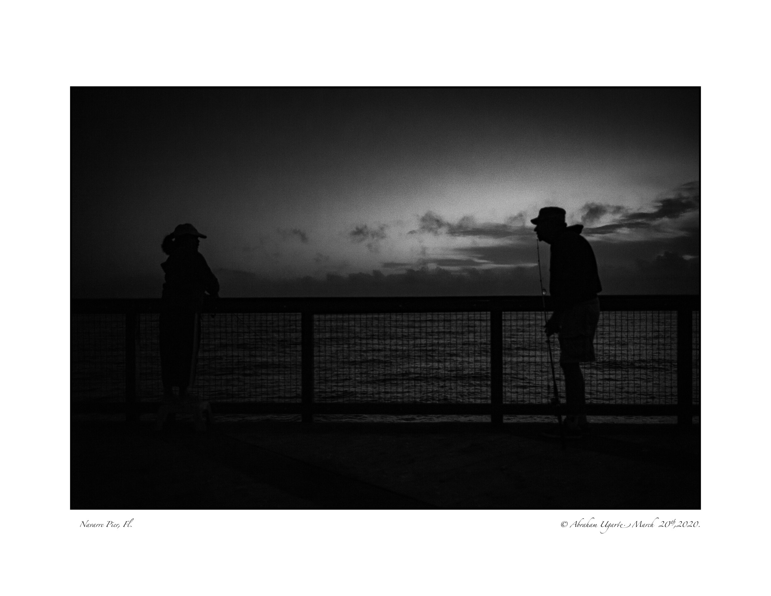 Navarre Beach and Fishing Pier closes to the public after midnight on March 20th, 2020. Covid-19 makes a more worrysome presence in santa rosa county and and other places around the florida coast and inner cities.