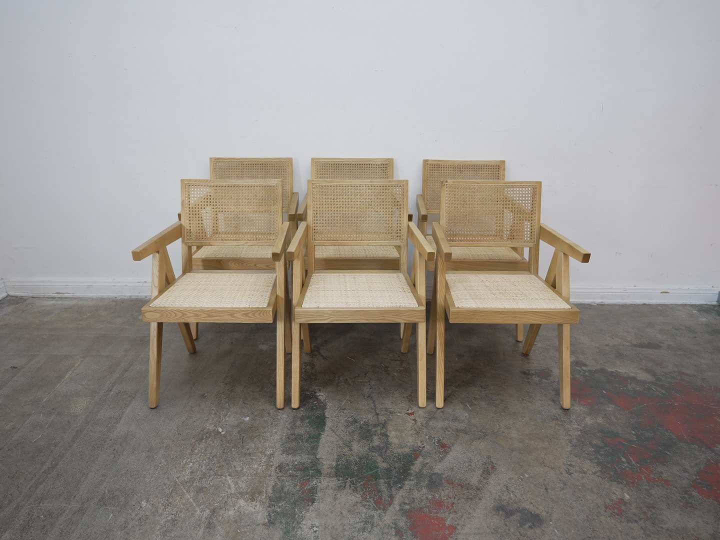 Moe's Home Collection TAKASHI Arm Chair in Solid Elm (Set of 2) //We Have 14 Sets