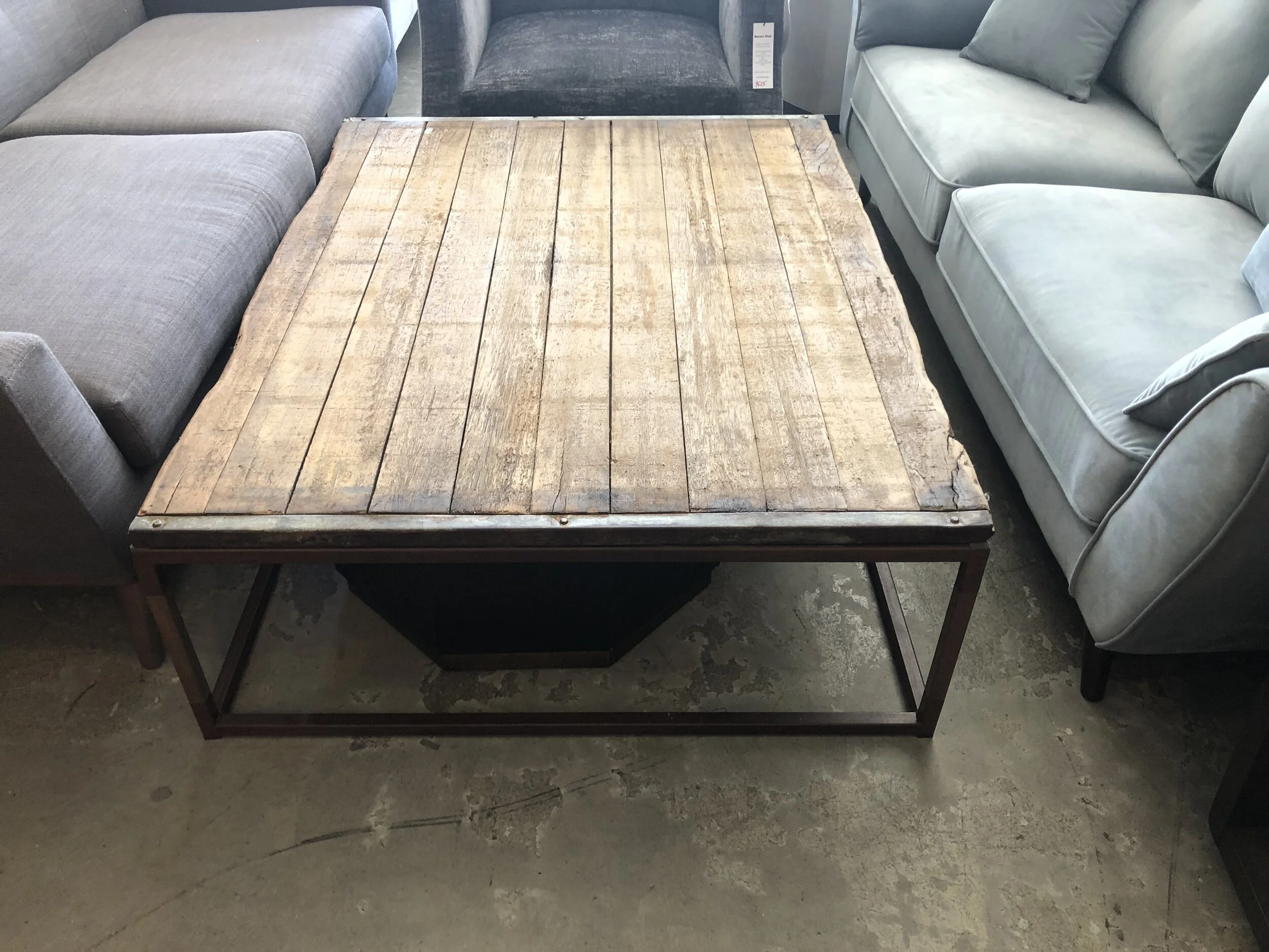 Restoration Hardware Brickmakers Coffee Table — Rebound - Restoration Hardware Brickmakers Coffee Table — Rebound
