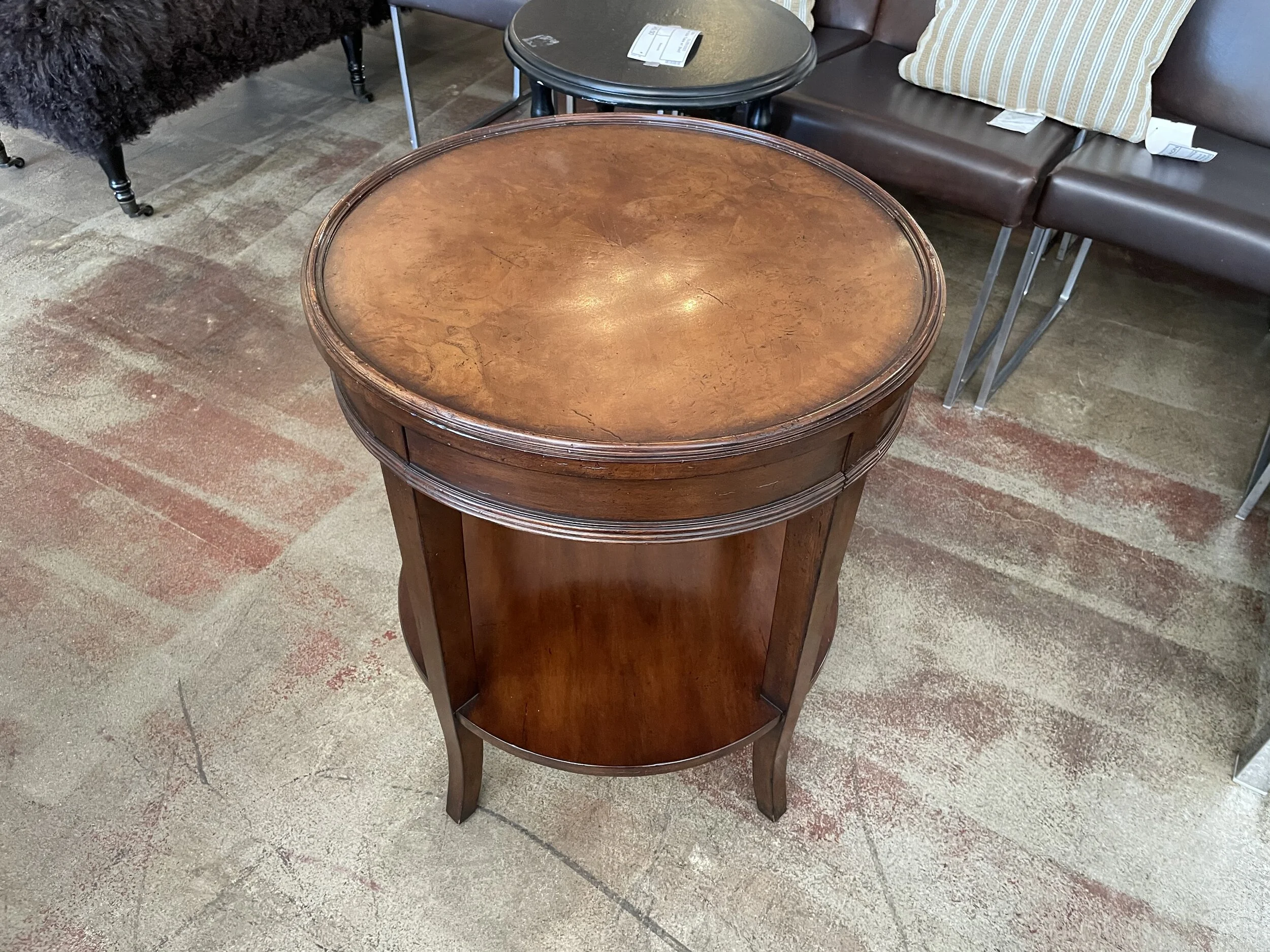 Baker Wood Side Table w/ 1 Drawer