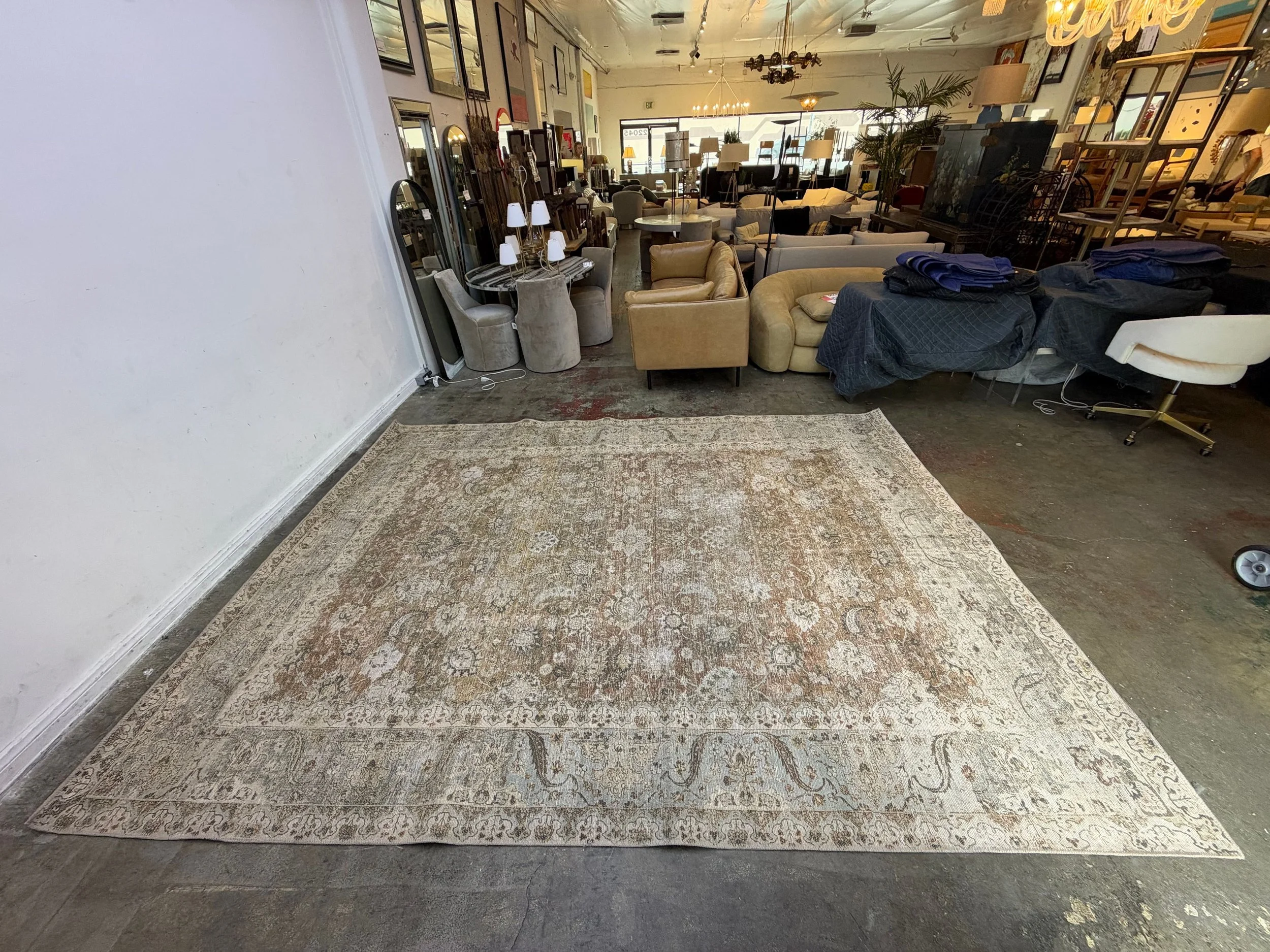 Four Hands Lucca Zari Rust Rug 9" W x 12" D