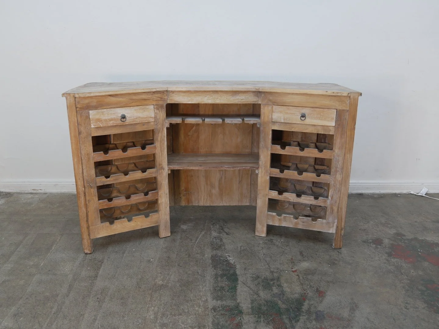 24-Bottle Rustic Bar