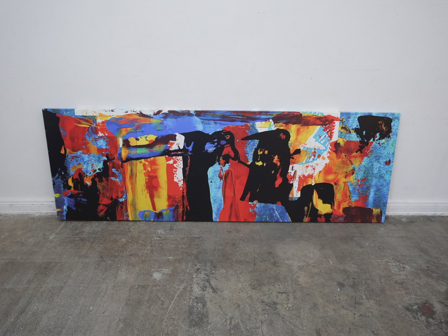 Blue Orange Black Artwork Patrick McCarthy