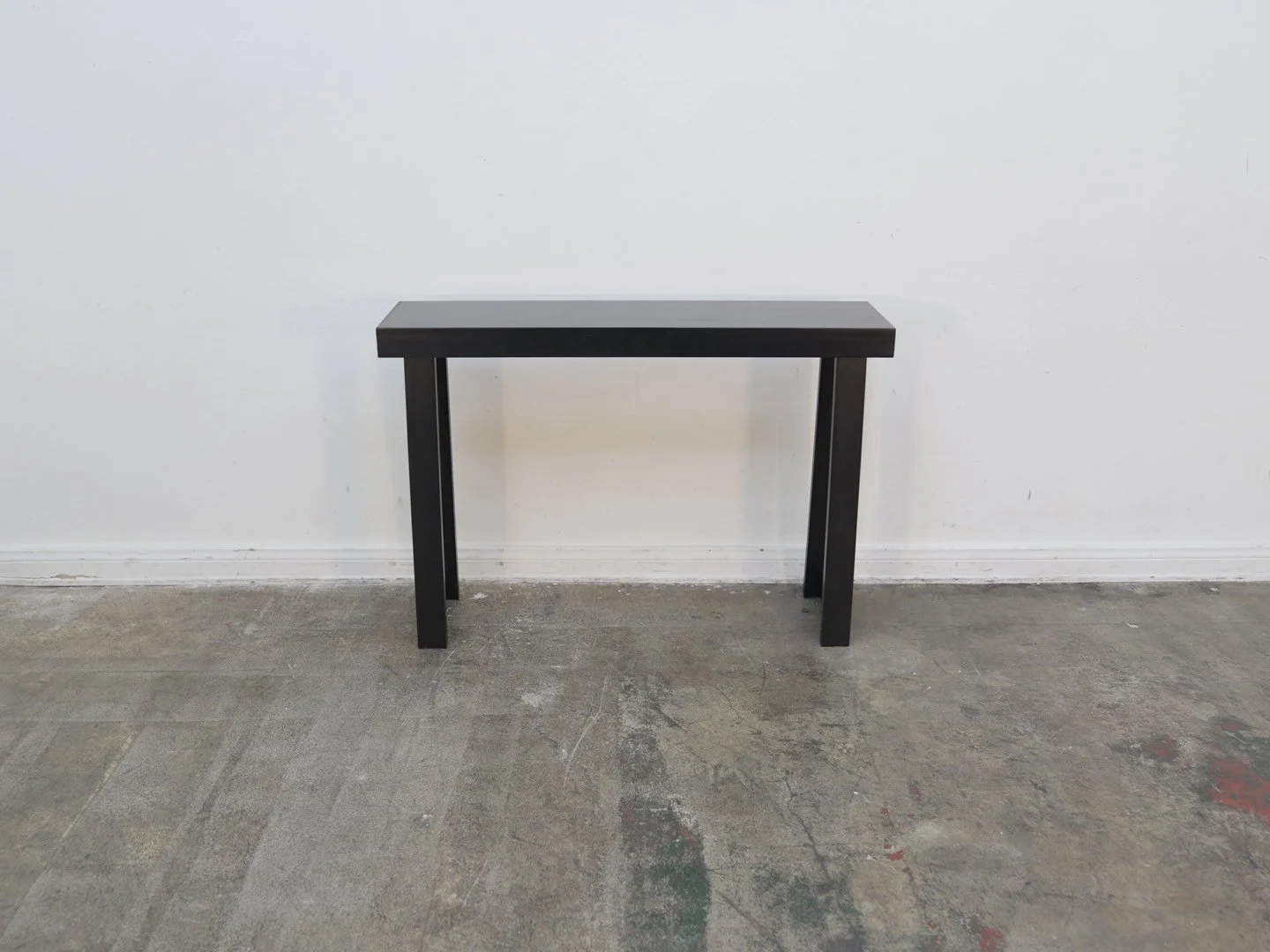Black Wood Plank Console