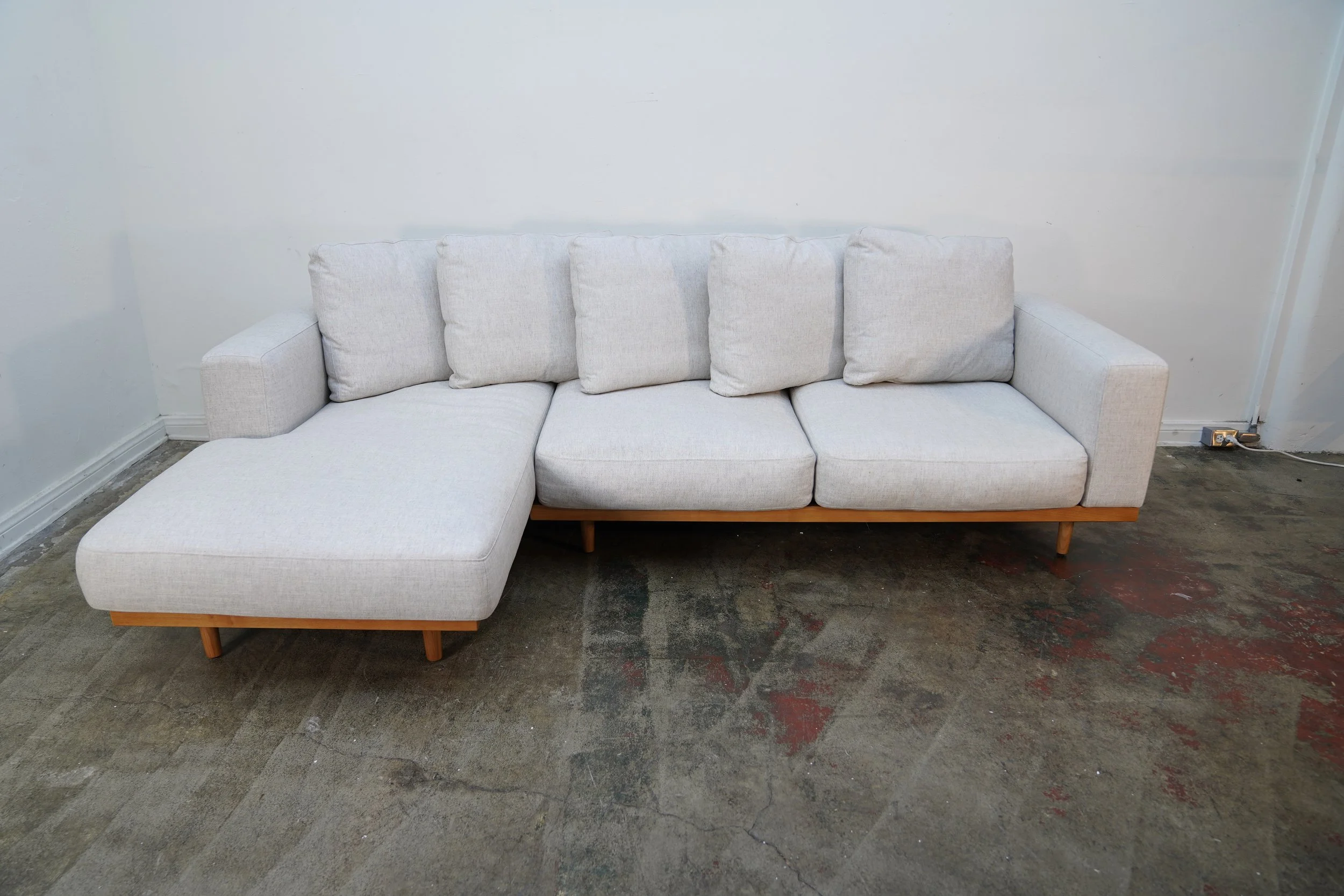 Interior Define Sloan Chaise Sectional — Rebound Furniture & Decor