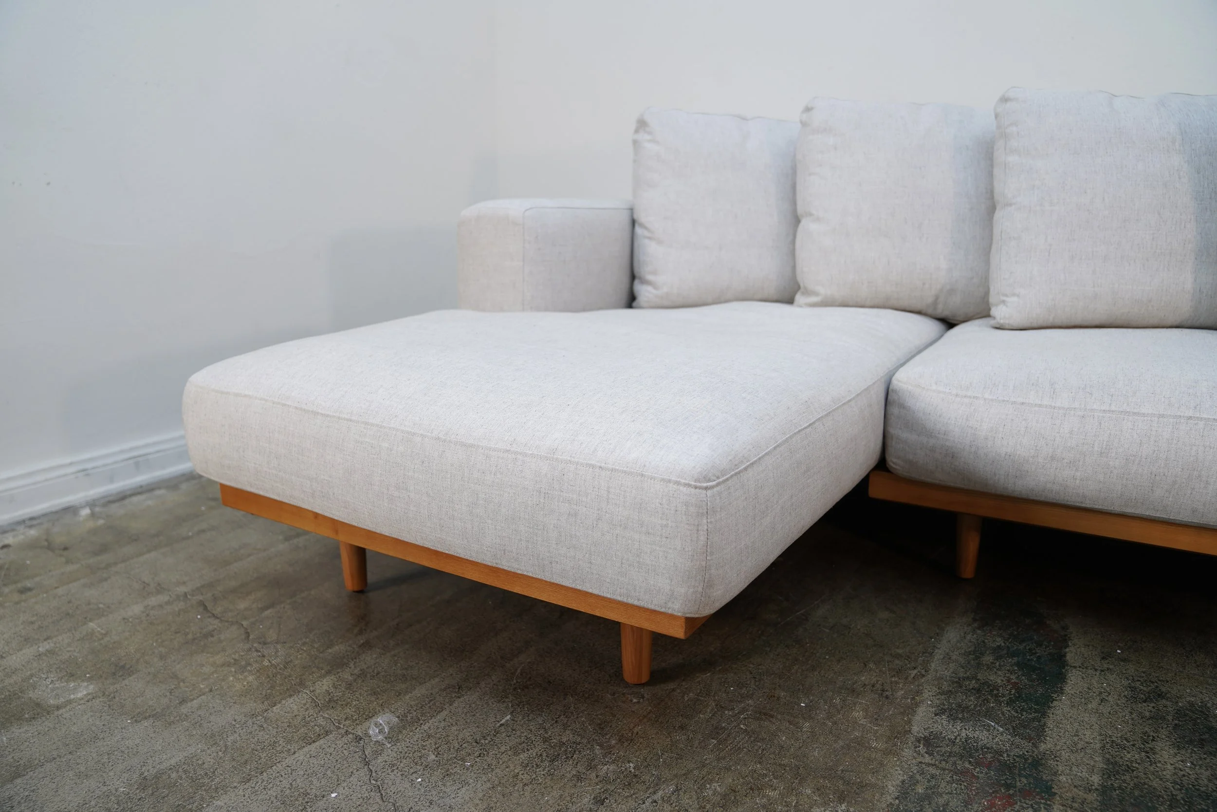 Interior Define Sloan Chaise Sectional — Rebound Furniture & Decor