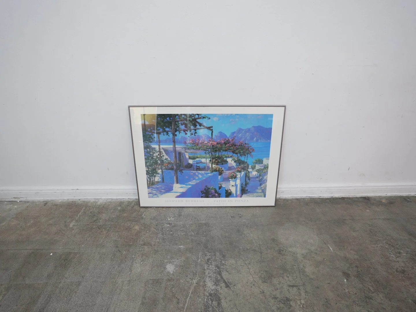 "Patio in Ponza" by the artist Howard Behrens