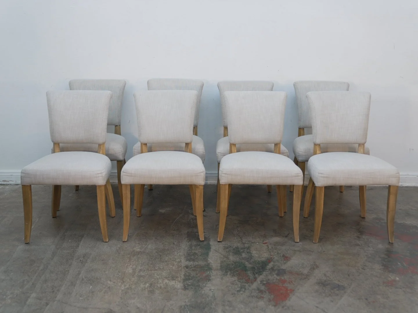 Set of 8 Restoration Hardware Dining Chairs