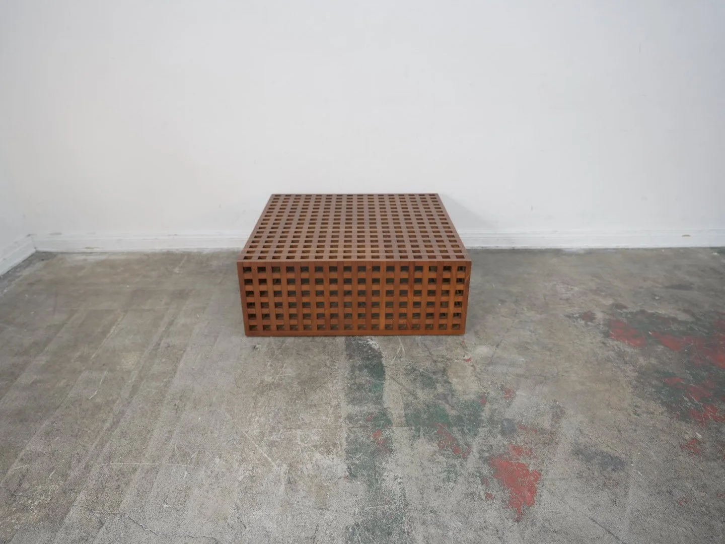 Hila Square Coffee Table by Sarah Sherman Samuel Certified Mahogany Wood