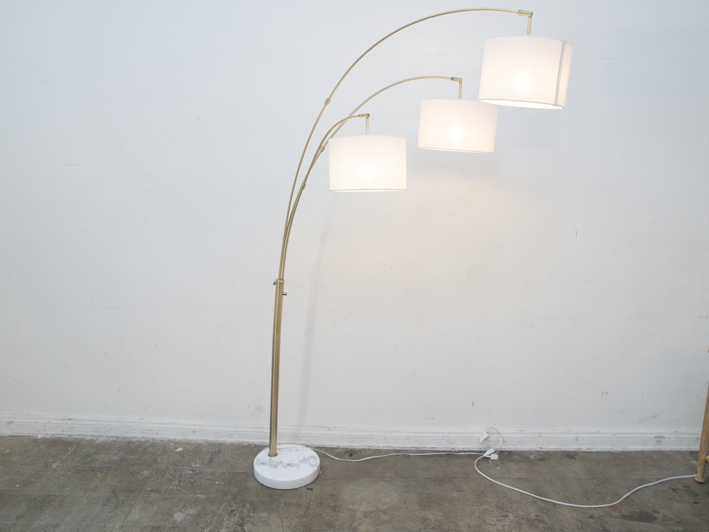 Pottery Barn Three Pendant Arc Lamp