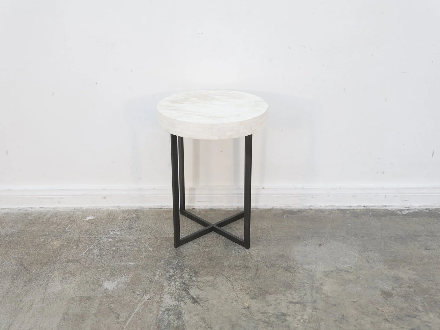 West Elm Bone Inlay Side Table